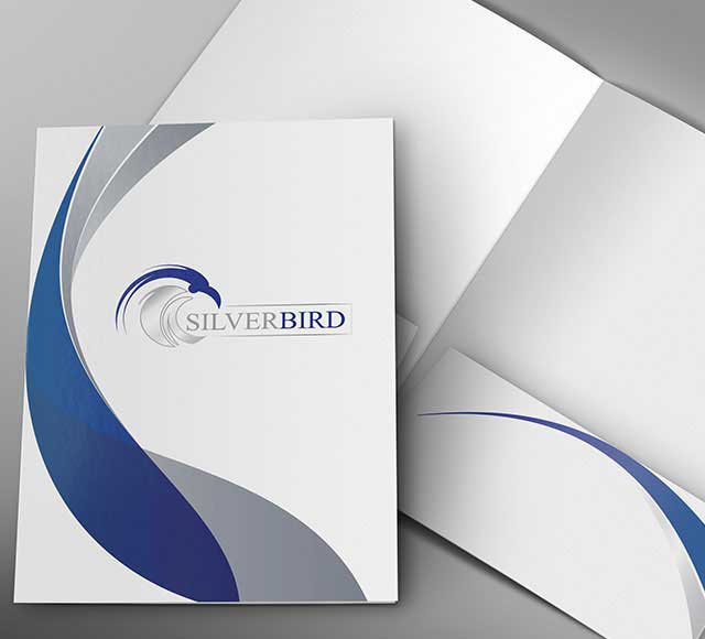 Silver Bird Folder Design