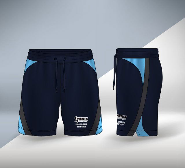 Wenty Cricket Club Australia Practice Short Design